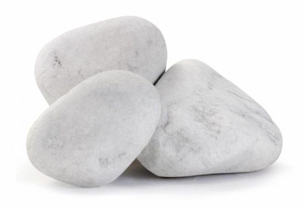 Galet 200/400 Carrare - Blanc - Décoratif pour Aménagement Paysagé_0