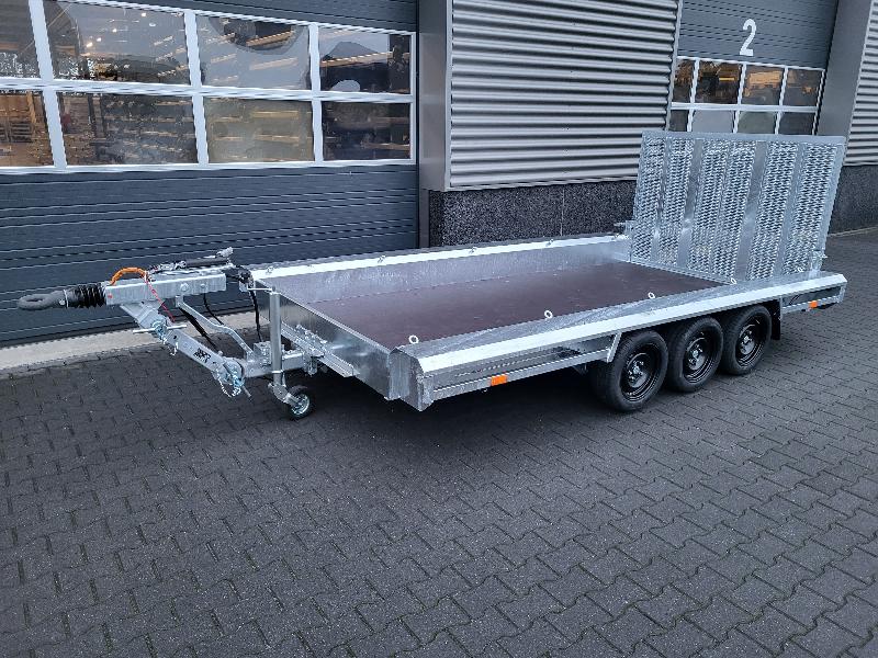 GTM 4m x 1m80 Gooseneck porte engin 3 x essieux 1500 kg_0