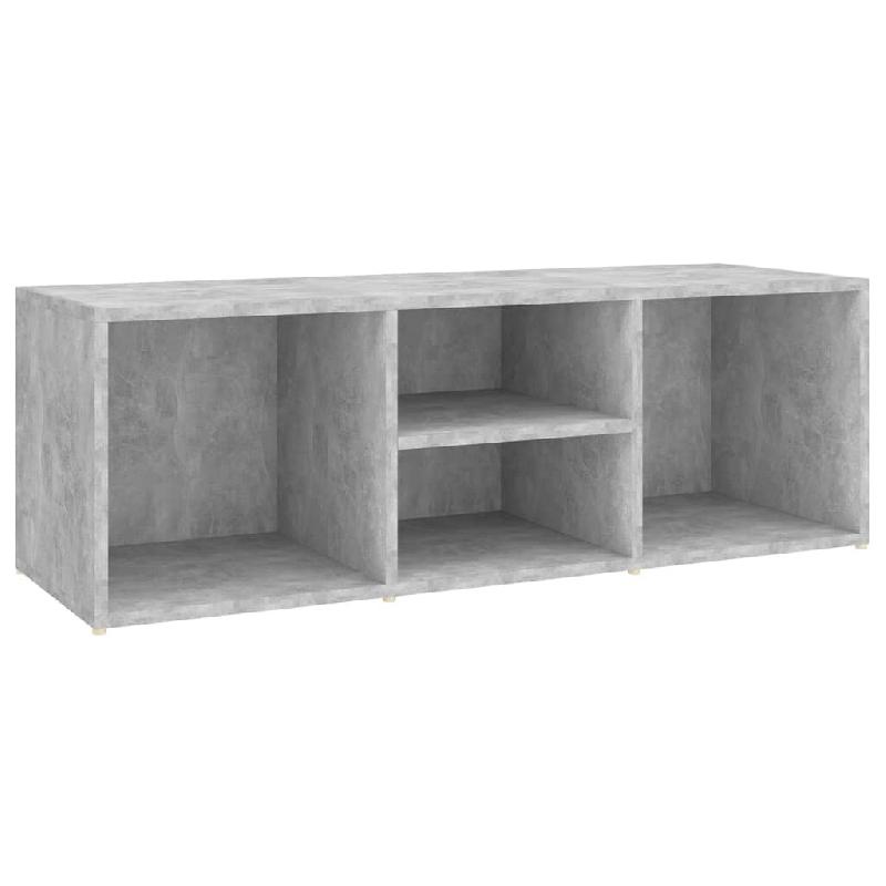 Helloshop26 - Banc à chaussures bottes commode étagère meuble entrée rangement 105 x 35 x 35 cm aggloméré gris 02_0022972 - gris 3000208912171_0