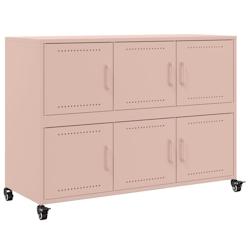Helloshop26 - Buffet bahut commode armoire meuble de rangement organisateur cuisine salle de séjour salon 100,5 x 39 x 72 cm acier 02_0036194 - 30002_0