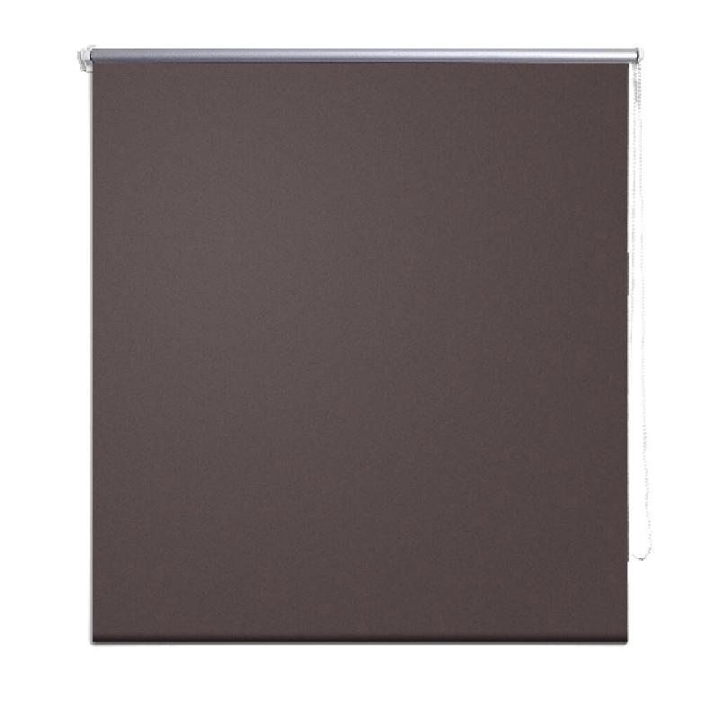 Helloshop26 - Store enrouleur  marron occultant 80 x 175  cm fenêtre rideau pare-vue volet roulant 4102004 - marron aluminium 3000530954924_0