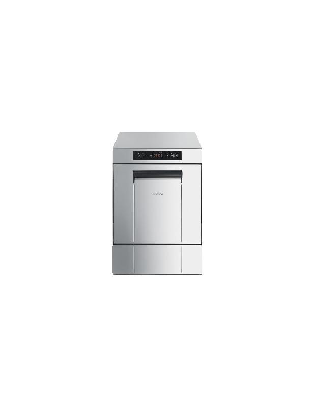Lave-verre professionnel - panier 40x40 cm, pompe de vidange - série ECOLINE - SMEG UG401DMS_0