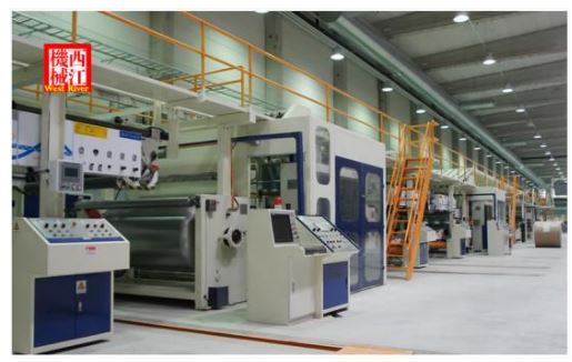 Ligne de production de carton ondulé Pro Plus 3Ply - système de contrôle intelligent - 250-350 m/min - largeur 1800-2800 mm_0