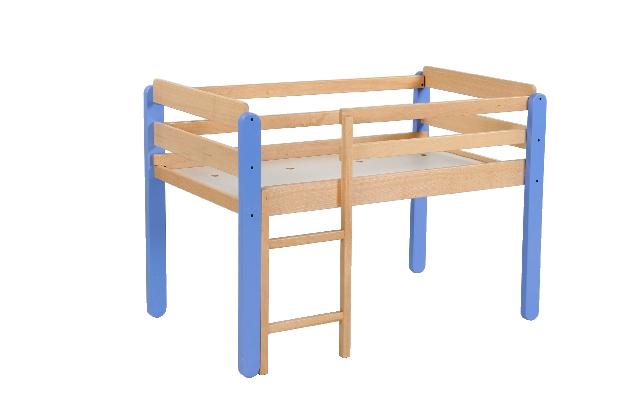 LIT GAIN DE PLACE LILI 120 X 60 CM PIÈTEMENT HÊTRE - MANUTAN COLLECTIVITÉS