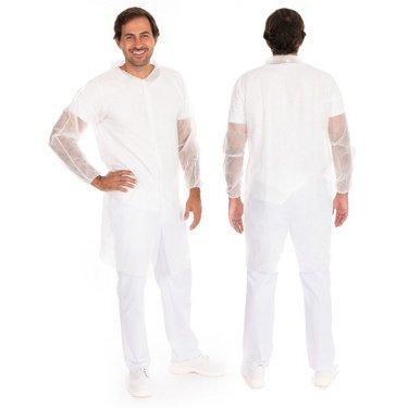 LOT DE 20 - BLOUSE VISITEUR ECO HYGOBASE, BLANC, XXL