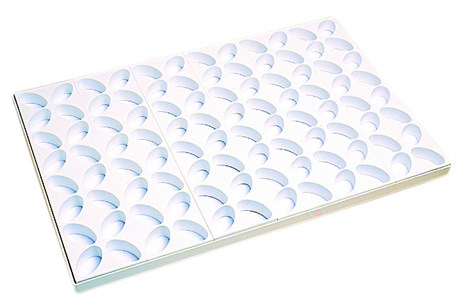 MATFER - PLAQUE 96 MINI-GATEAUX PLASTIQUE 600 X 400 MM 28 X 50 X 35 MM - 350058