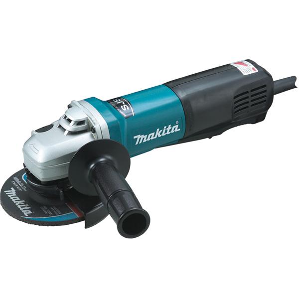 Meuleuse d'angle 1400W 125mm - Makita 9565PCV - Interrupteur sécurité, débrayage SJS, protection poussières_0