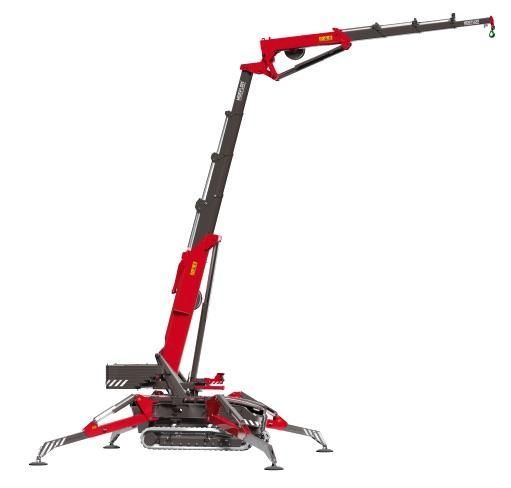 Mini-grue araignée avec une possibilité de positionnement infinie - C30e Hoeflon 9000 kg_0