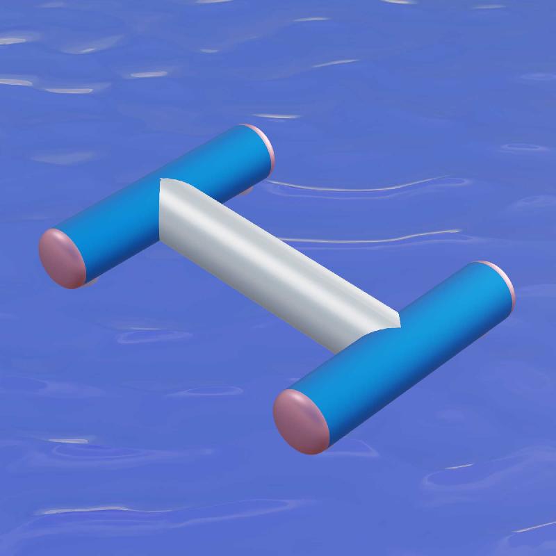 Mini poutre gonflable pour aquapark - 3 m de long - Norme CE EN 25649_0