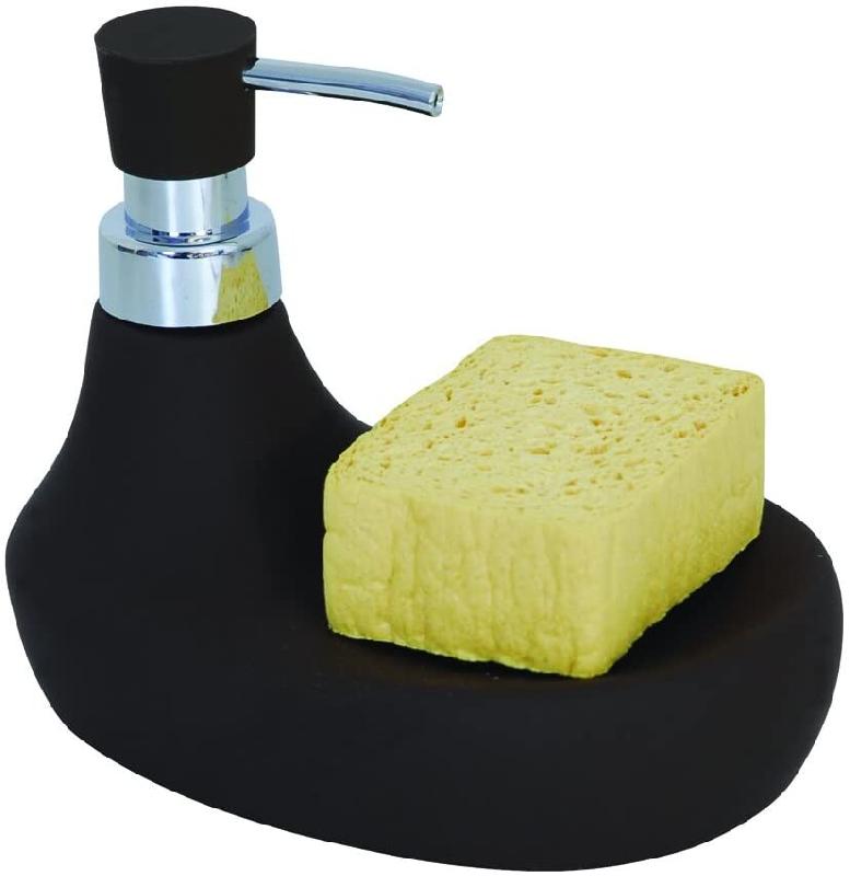 MSV Marbella Distributeur de savon en grès couleur marron - marron Grès MS1111_0