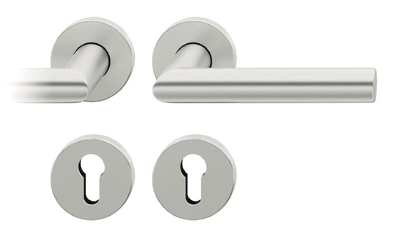 PAIRE DE BÉQUILLE 1076 CARRÉ DE 7MM DIAMÈTRE 20MM FINITION INOX 304 BROSSÉ - FSB - 0 10 1076 00030 6204