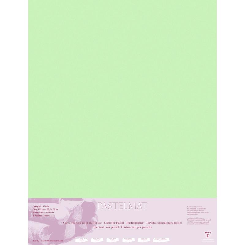 PASTELMAT PAQUET 5F 70X100CM 360G - VERT CLAIR