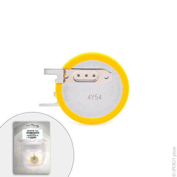 Pile bouton lithium CR2032/VS1N Panasonic 3V 220mAh - blister de protection_0
