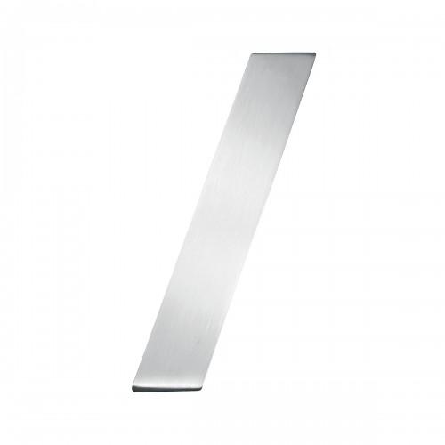 PLAQUE SIGNALÉTIQUE NUMÉRO OU LETTRE EN INOX SATINÉ - INOX DÉCOUPÉ - SLASH KARCHER DESIGN