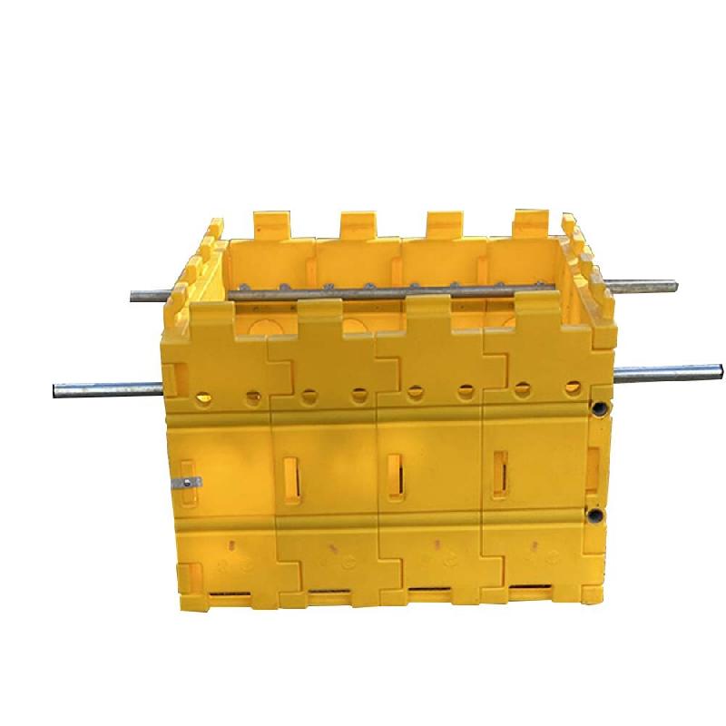 PLAST'UP ROTOMOULAGE Blindage de fouilles léger légo- kit 1 1x1x0,65m - JAUNE - jaune 0669014881908_0