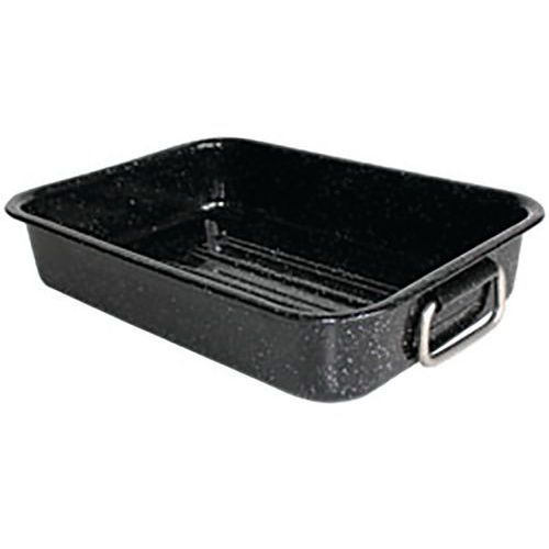 PLAT À FOUR EN ACIER ÉMAILLÉ DE 40CM