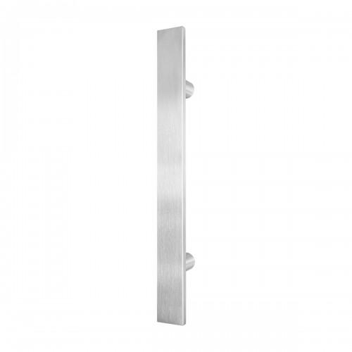 POIGNÉE DE TIRAGE ES11 POUR PORTE BATTANTE - FORME T - INOX SATINÉ - LONGUEUR 400 MM KARCHER DESIGN