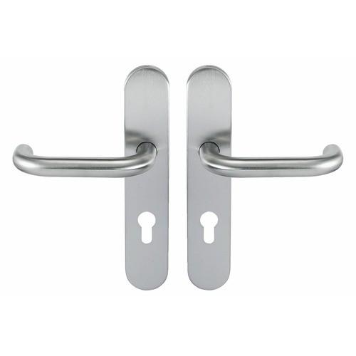POIGNÉES SUR PLAQUES CLÉ L - INOX 304 - LIGNE U 19 NORMBAU