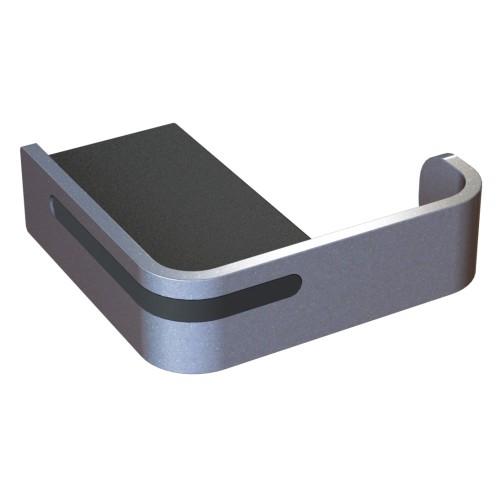 PORTE-PEIGNOIR À FIXER - ALUMINIUM - GRIS MAT - ALUR PELLET ASC