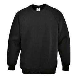 Portwest - Sweat-shirt manches longues homme ROMA Noir Taille 3XL - XXXL 5036108035274_0