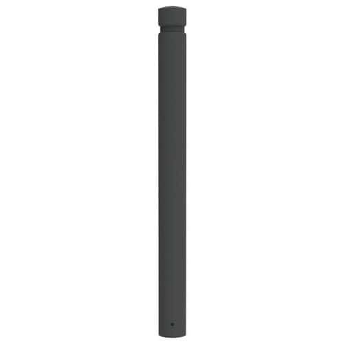 POTELET VITYL TÊTE GORGES MÉTAL HTR 1 M Ø 102 MM - GRIS 7016 - BUTON DESIGN
