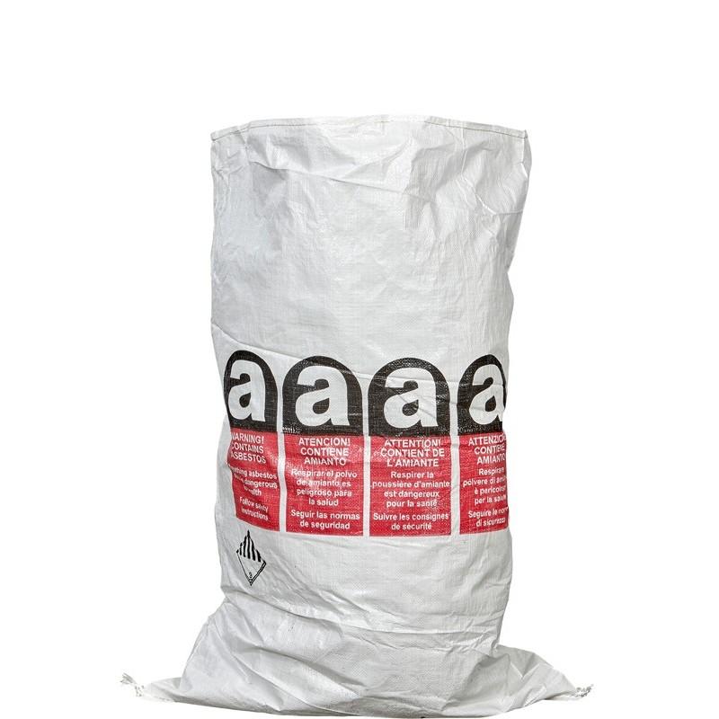 Sac PP Amiante renforcé - Dimensions 80x120cm - 25kg - Polypropylène avec liner PEBD 50 microns_0