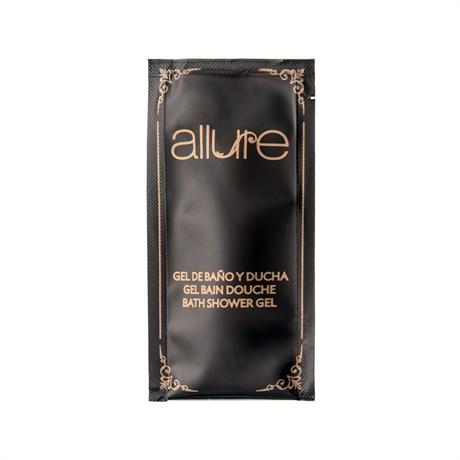 SACHET GEL DE DOUCHE ALLURE 10 ML 10X5 CM NOIR (VENDU PAR 1000)