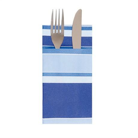 SERVIETTE KANGOUROU BAYADÈRES Nº1 55 G/M² 40X40 CM AIRLAID (VENDU PAR 720)