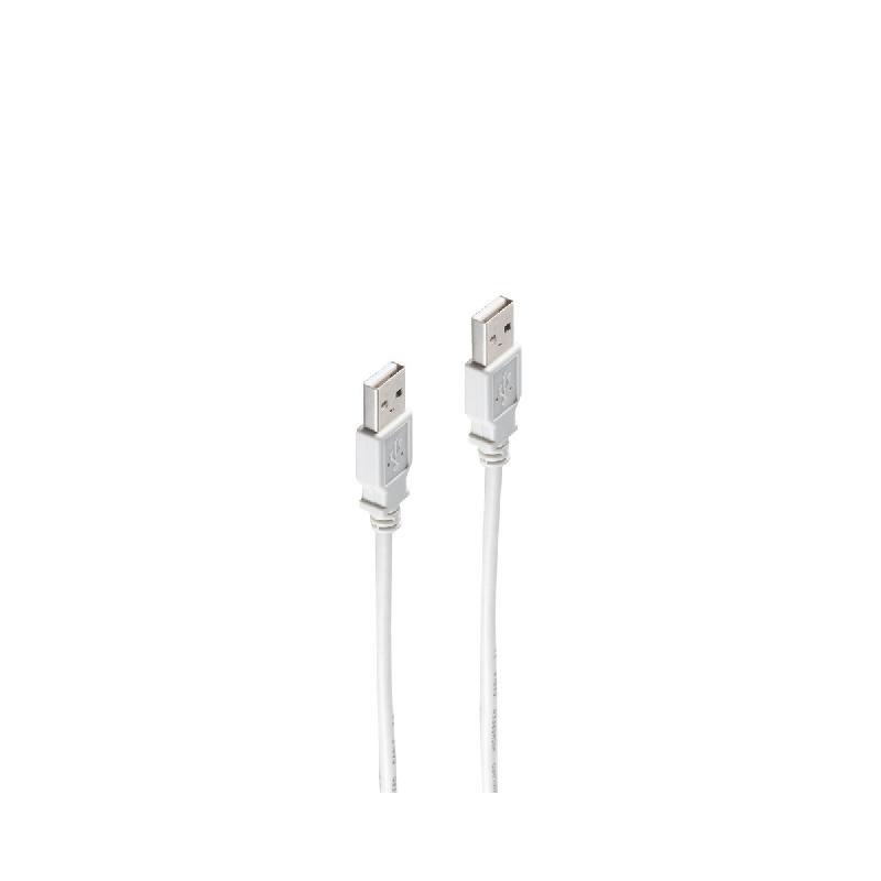 Shiverpeaks BASIC-S Câble USB 2.0, A-mâle - A-mâle, 0,5 m - gris 4017538027429_0