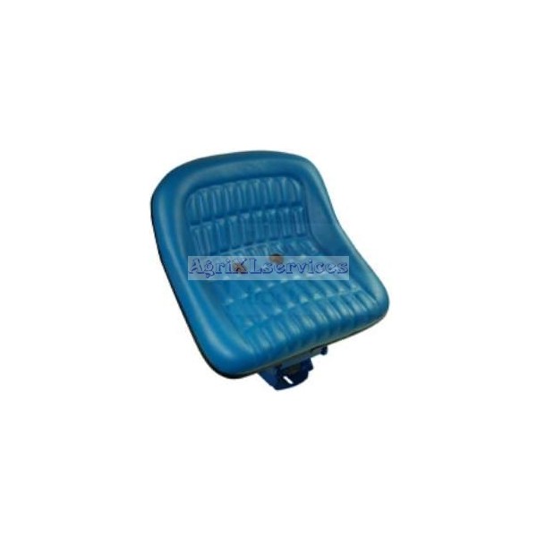 Siège cuvette synthétique bleu - suspension mécanique réglable - capacité maximale 120 kg_0