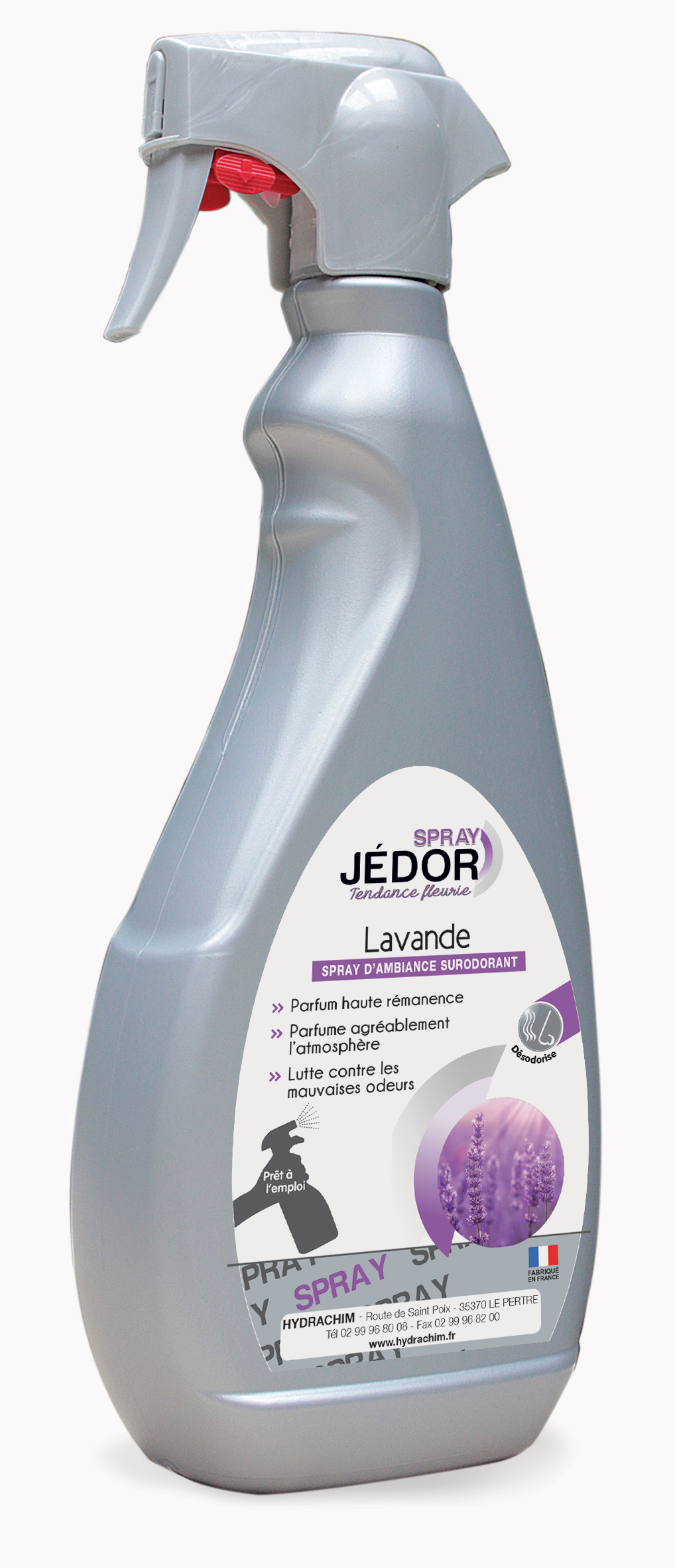 Spray désodorisant rémanent - Parfum lavande - Utilisation polyvalente_0