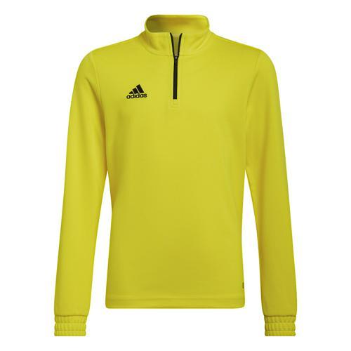 SWEAT DEMI-ZIP ENFANT - ADIDAS - ENTRADA 22 TRAINING JAUNE
