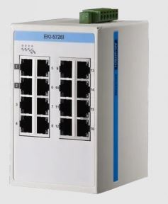 Switch Rail DIN ProView automatisme - 16 ports Gigabit Ethernet - -40°C à 75°C - Référence: EKI-5726I-AE_0