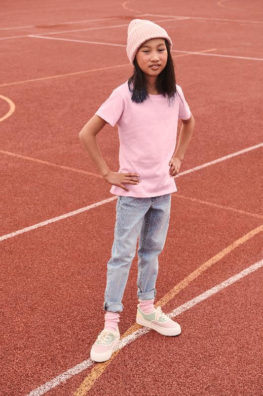 T-shirt fille Iconic 150 T - Fruit of the Loom - Réf : SC61025 - 100% coton peigné ringspun - Maille fine idéale pour impression_0