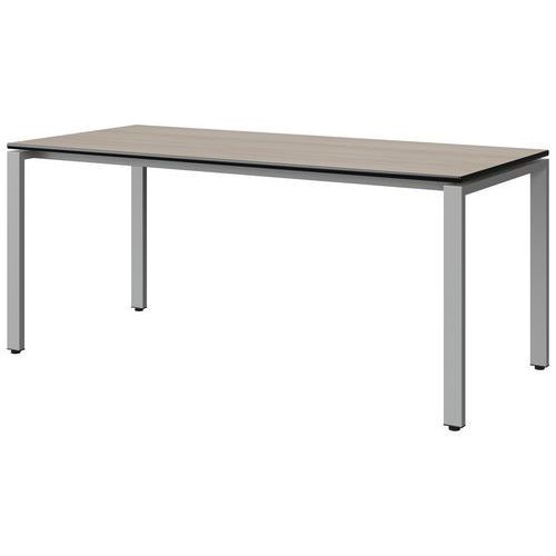 TABLE MALIBU 180X80 T6 SOUDÉ ST ANTIB ACACIA/NOIR GRIS 9006 - MANUTAN EXPERT