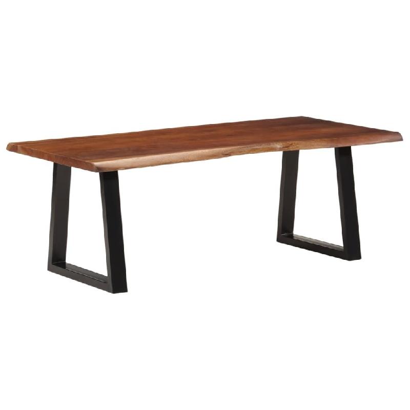 VidaXL Table basse marron miel 110x55x40 cm bois massif d'acacia Modèle Riviera Dining Prestige - 374950_0