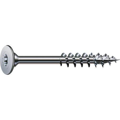 VIS À TÊTE DISQUE PLATE EXTRA LARGE - ACIER NICKELÉ - EMPREINTE TORX - 4X30 B200 SPAX