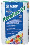 Adhésif à base de liants hydrauliques - Keraflex S1 - Mortier colle déformable_0