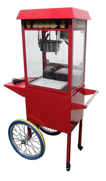 Appareil à Popcorn professionnel avec roulettes - COMBISTEEL 7455.0815 - Design moderne et pratique_0