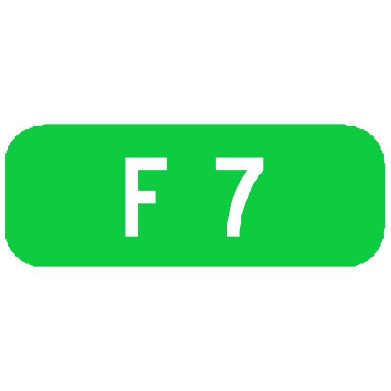 Cartouches à fond vert E45 - Signalisation de routes forestières - Gamme Innov de WP Signalisation_0