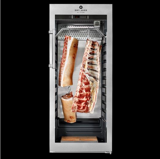 Steakhouse Pro Steak Ager cave de maturation pour steaks, autonome/encastrable, 1 zone, 98l, Température : 1-25°C, Humidité :  60-85 %, Eclairage intérieur LED blanc, Commande tactile