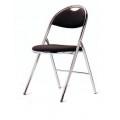 Chaise pliante Larissa - robuste et confortable avec options M1/M2, piètement métallique et accrochage_0