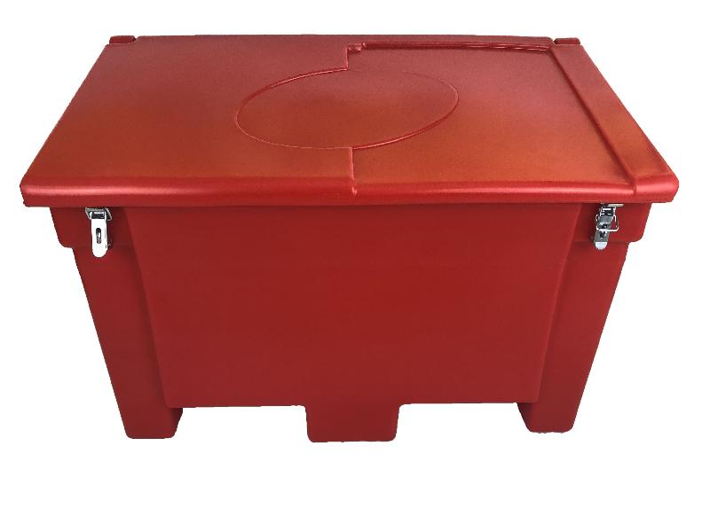 Coffres de jardin / bacs de stockage - 300 litres avec grenouillères - fabriqué en France - CFFJDNHDRG-PU04/F_0