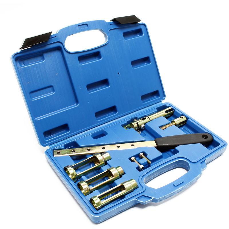 Kit Compresseur De Ressort De Soupape Universel Yuhtech – Outils Réparation Moteur Moto & Voiture, 5 Têtes Interchangeables
