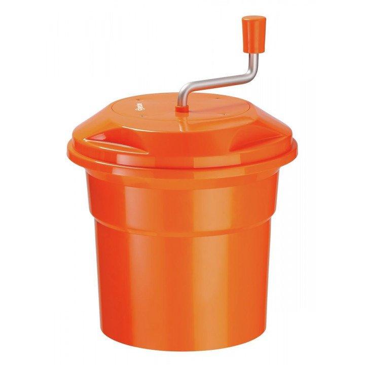 Essoreuse à manivelle 12 Litres, en plastique orange_0