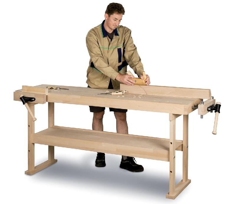 Établi en bois 1340x500 mm Holzkraft HB1401_0