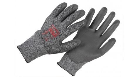 Gant anti-coupure enduit polyuréthane XO Sécurité 4543 - taille 7 - haute résistance à l'abrasion et à la déchirure_0