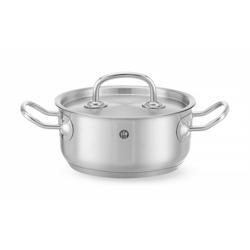 Hendi Cocotte avec couvercle Kitchen Line et 1,5 litre pour tous les feux - inox 836002_0