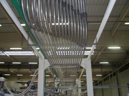 Matière plastique centralisée - Réseau de tuyauterie pour transfert depuis silos vers machines - Automate programmable_0