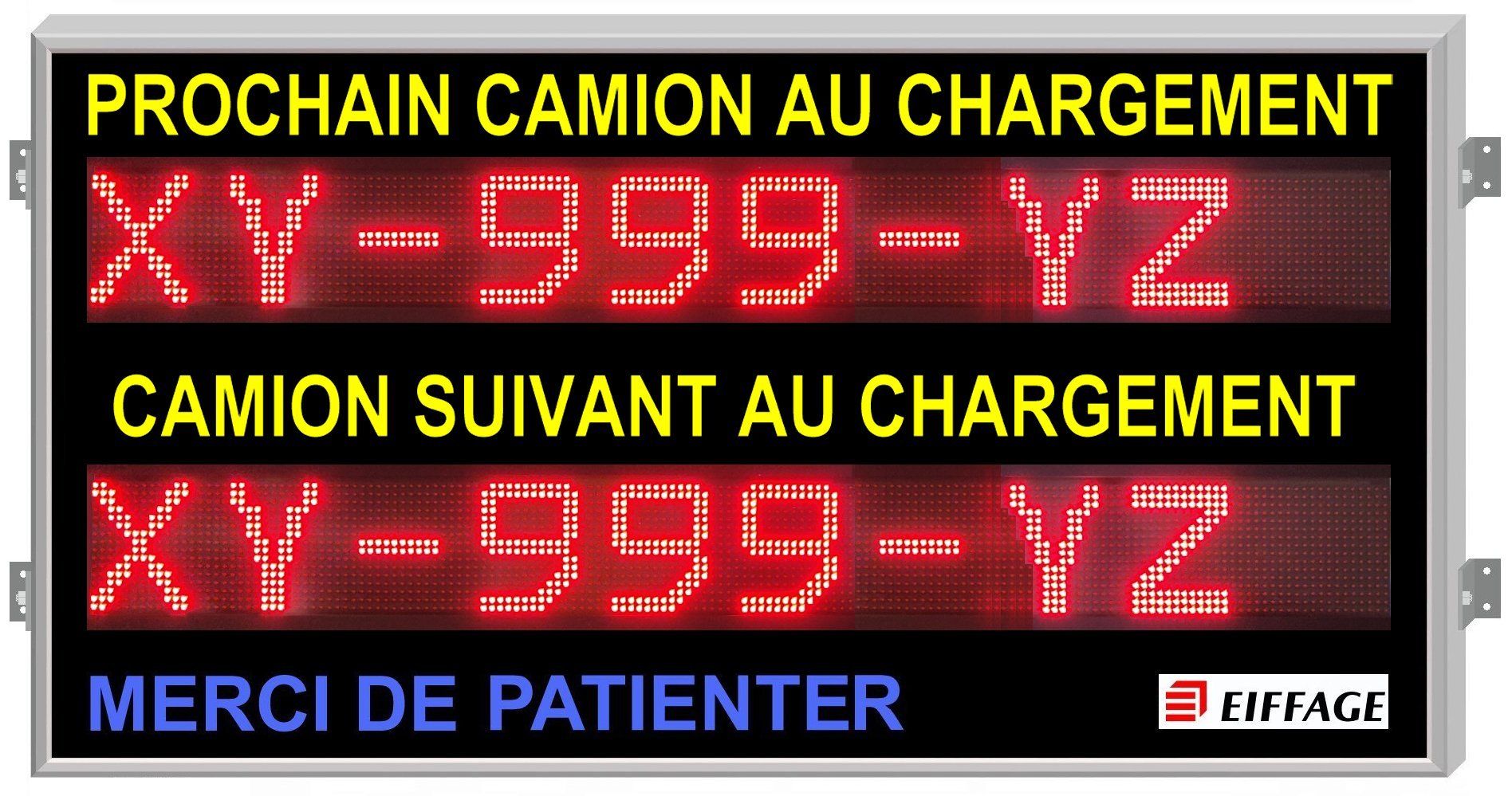 Panneau parking camions sur mesure - Afficheurs Eletronique A.C.I_0